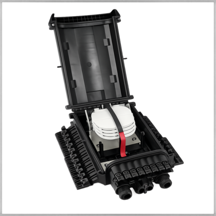 UFS 48 Core Fiber Optic Inline Joint Closure Box (IP68)