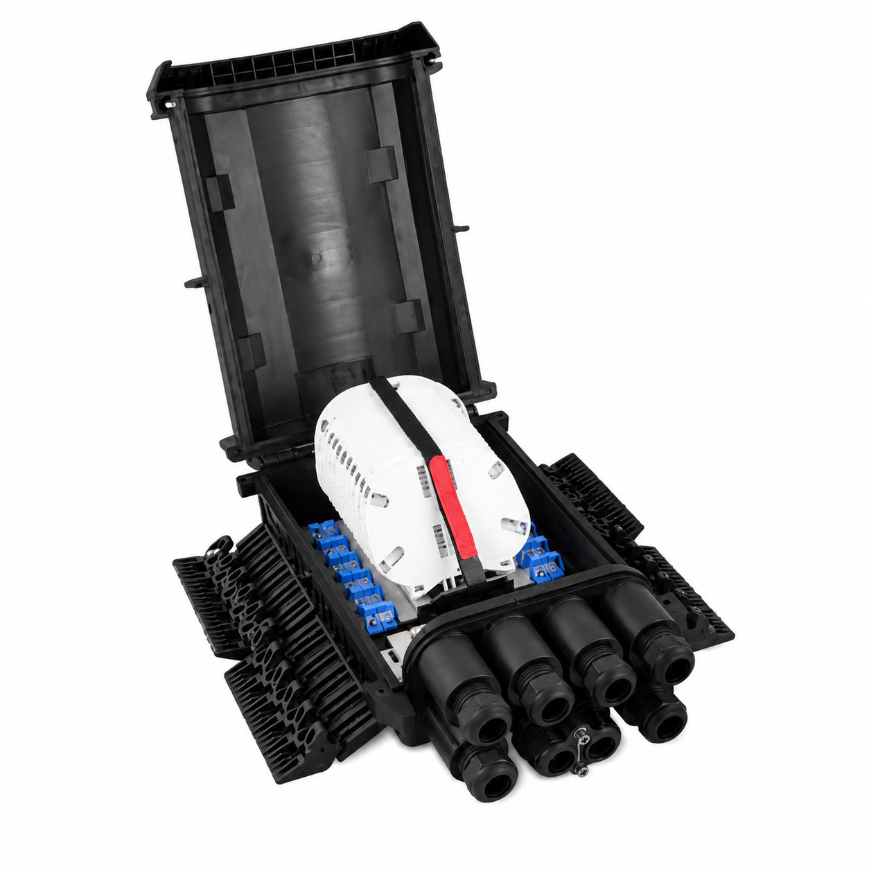 UFS 288 Core Fiber Optic Inline Joint Closure Box (IP68)