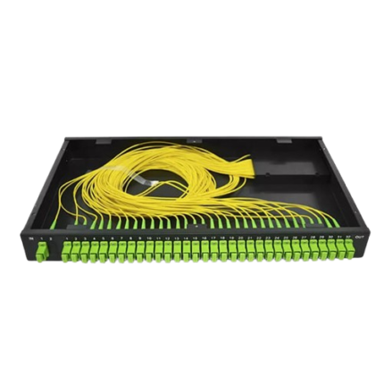 Rack Mount 1x32 FTTH Fiber Optic PLC Splitter