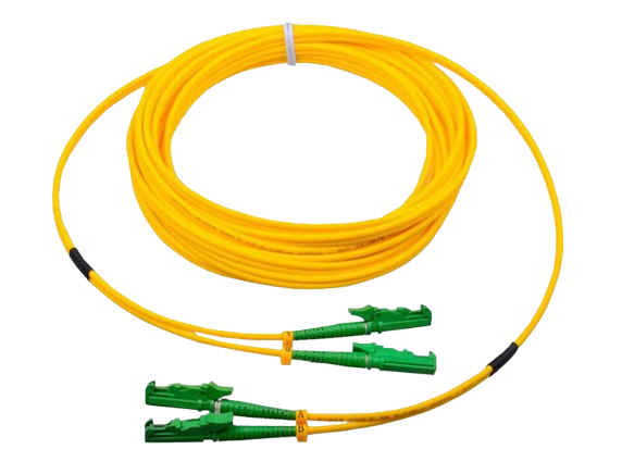 E2000/APC Singlemode Fiber Optic Patch Cord | Universal Fiber Solutions