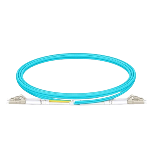 LC/UPC OM4 Multimode Fiber Optic Patch Cord | Universal Fiber Solutions