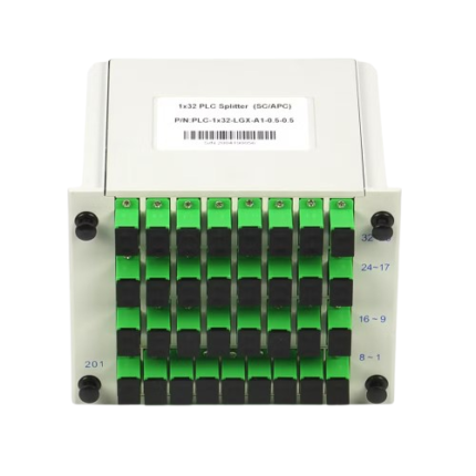ABS Type 1x32 FTTH Fiber Optic PLC Splitter