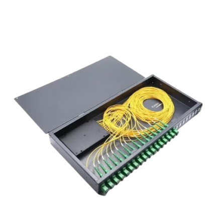 Rack Mount 1x16 FTTH Fiber Optic PLC Splitter