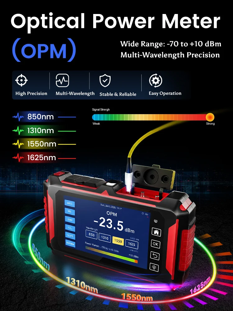 NOYAFA NF-8607 All-in-One Fiber & Network Tester - Image 3