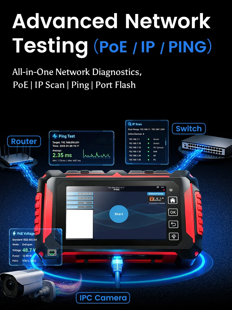 NOYAFA NF-8607 All-in-One Fiber & Network Tester - Image 6
