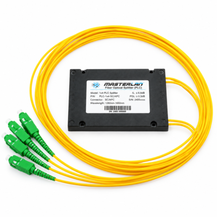 ABS Type 1x2 FTTH Fiber Optic Splitter