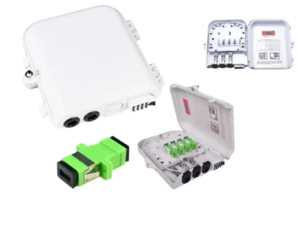 UFS-F08 8C Fiber Termination Box Wall Mount