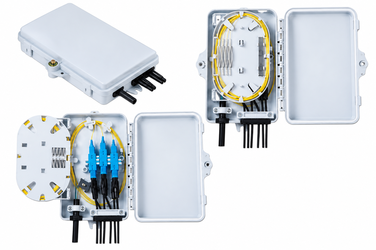 UFS-F06 6C Fiber Termination Box Wall Mount