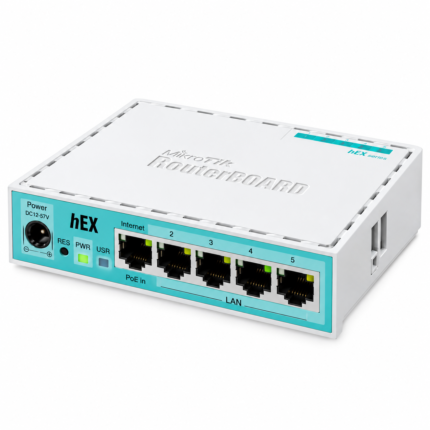 MikroTik hEX Refresh E50UG 5-Port Gigabit Router