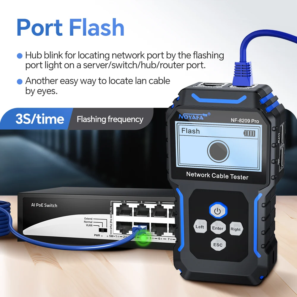 NOYAFA NF-8209 Pro Network Cable Tester - Image 5