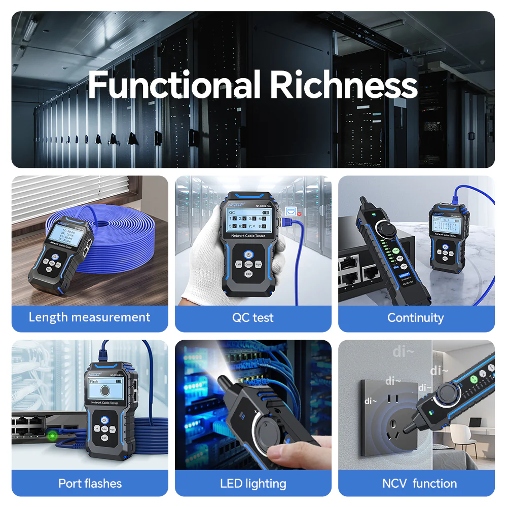 NOYAFA NF-8209 Pro Network Cable Tester - Image 7