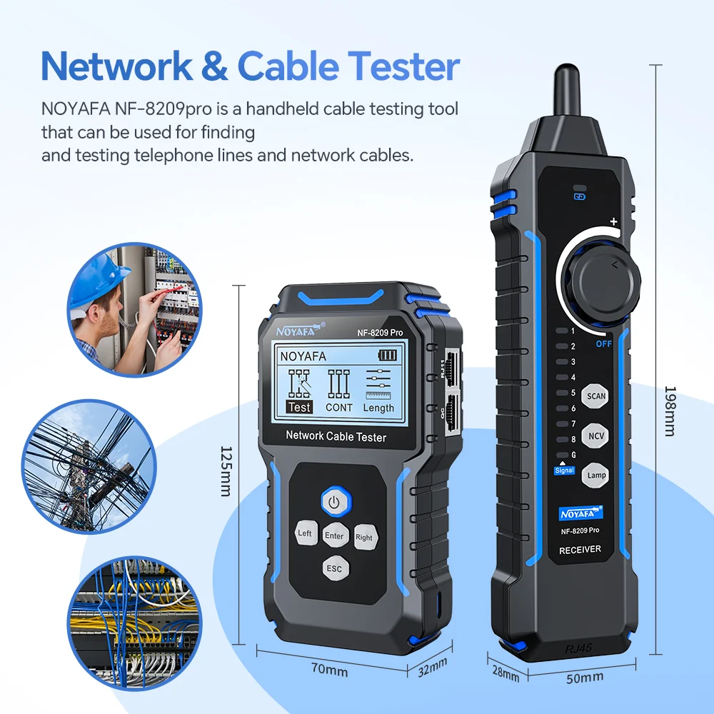 NOYAFA NF-8209 Pro Network Cable Tester - Image 8
