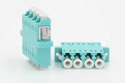 LC-OM3/OM4 Duplex Fiber Optic Adapter