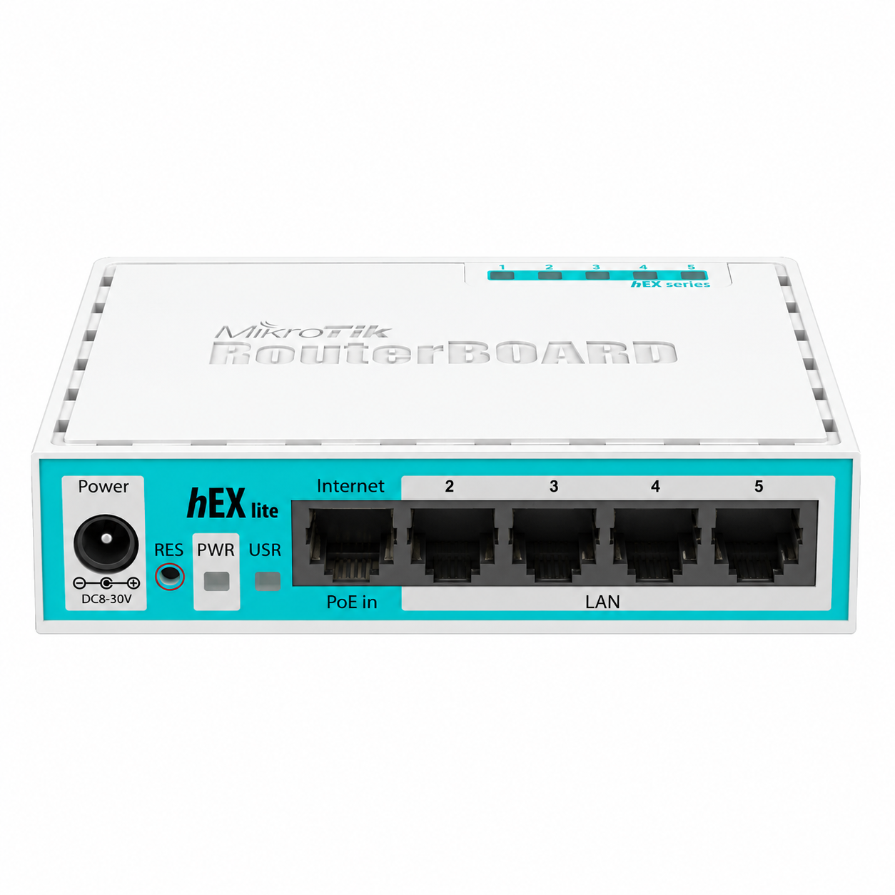 MikroTik RB750r2 hEX lite 5-Port Ethernet Router - Image 2